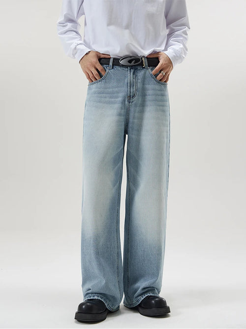 4 Colors Men Baggy Jeans