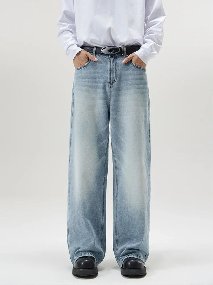 4 Colors Men Baggy Jeans