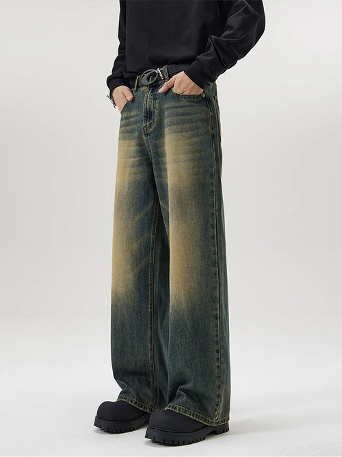 4 Colors Men Baggy Jeans