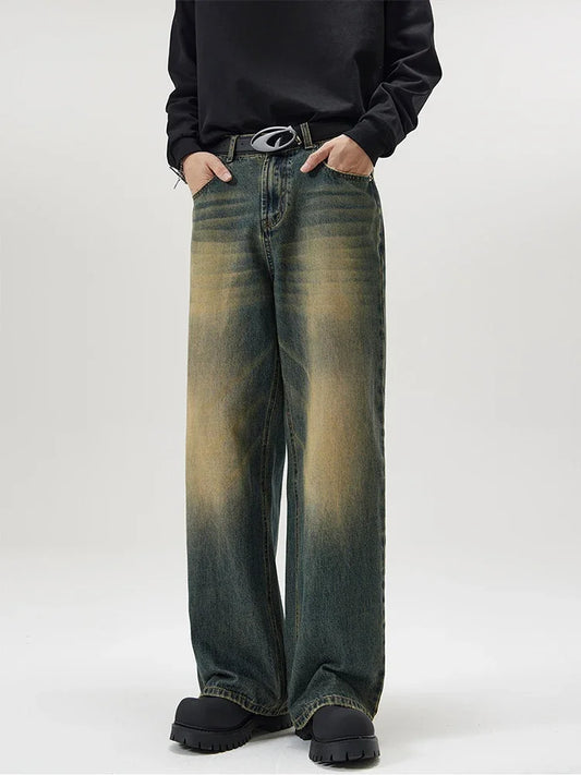 4 Colors Men Baggy Jeans