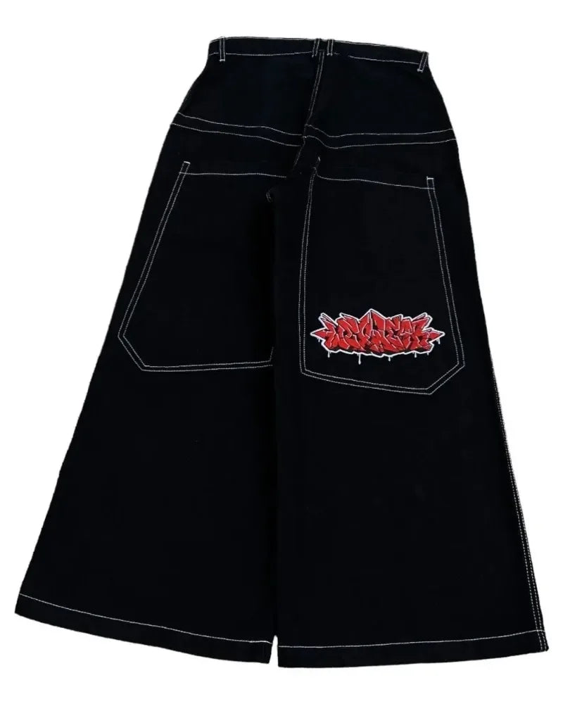 Y2K Baggy Jeans men Harajuku 2000s vintage Embroidered high quality