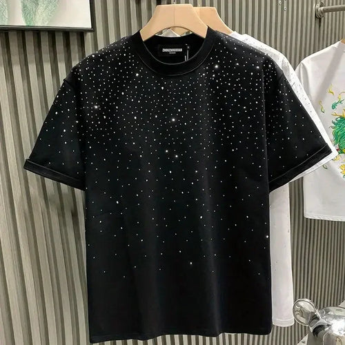 New Luxury Men's T-shirt Hot Diamond