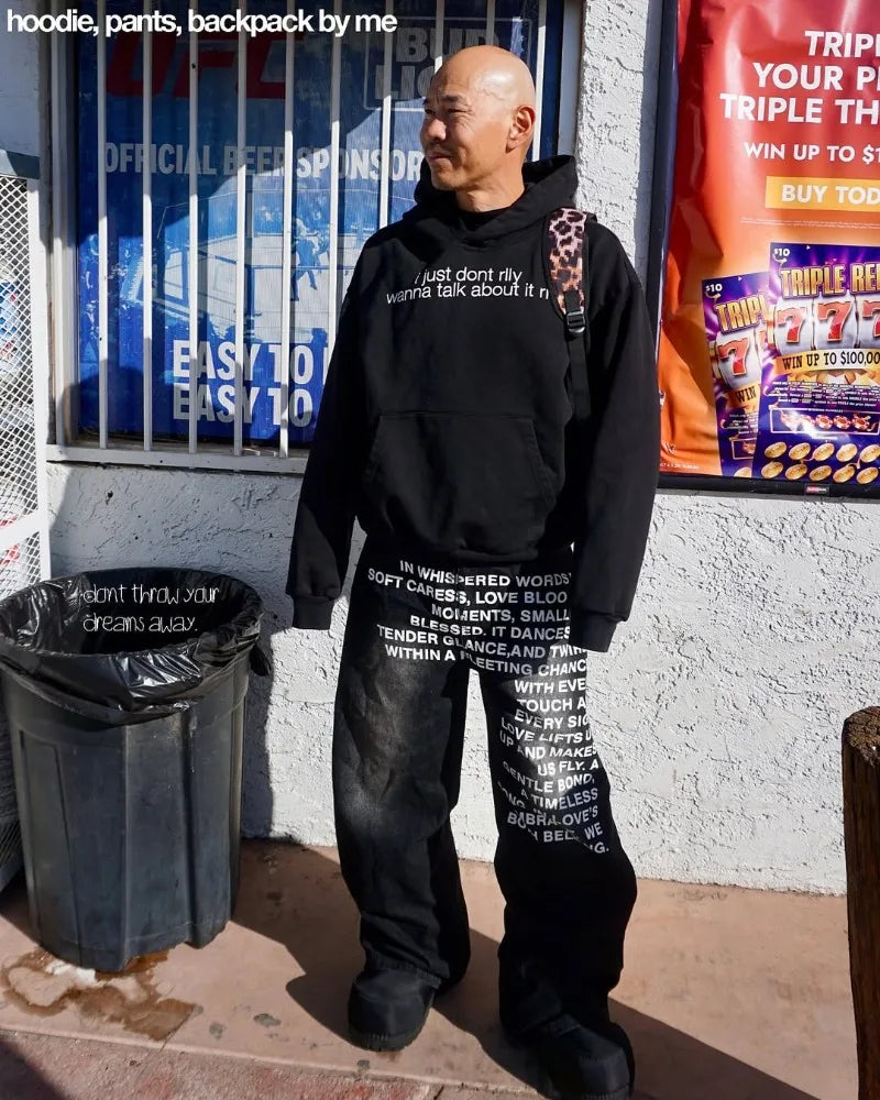 Y2K men Jeans vintage jeans streetwear gothic